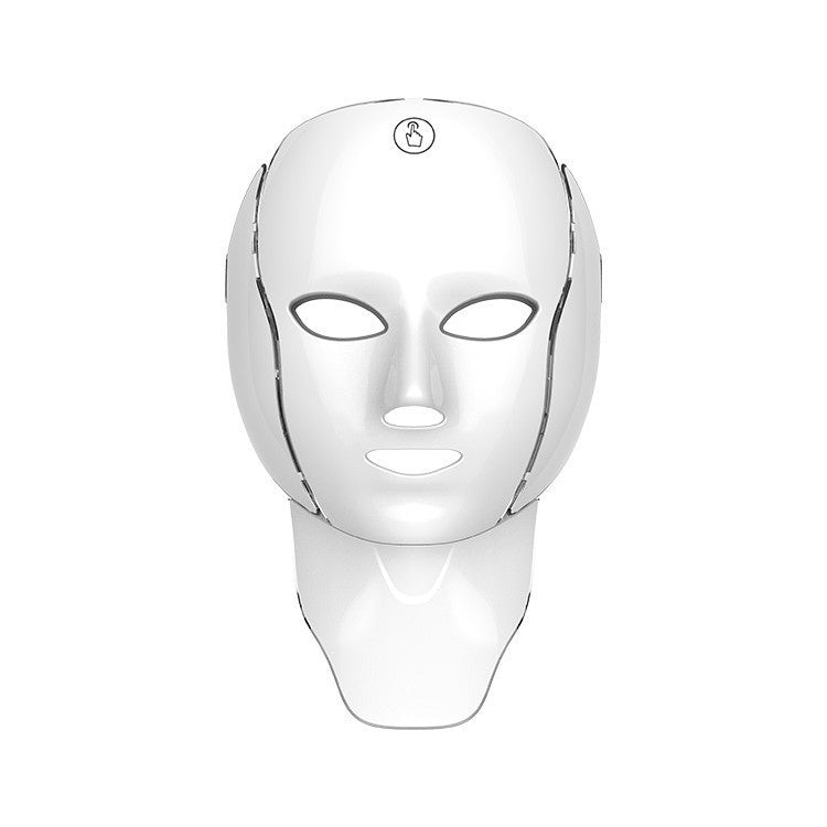 Seven-color Mask Beauty Instrument Household Mask"Rechargeable LED Light Therapy Facial Mask for Skin Rejuvenation – 600mAh, 1–2.5 Hours Use, No Box"