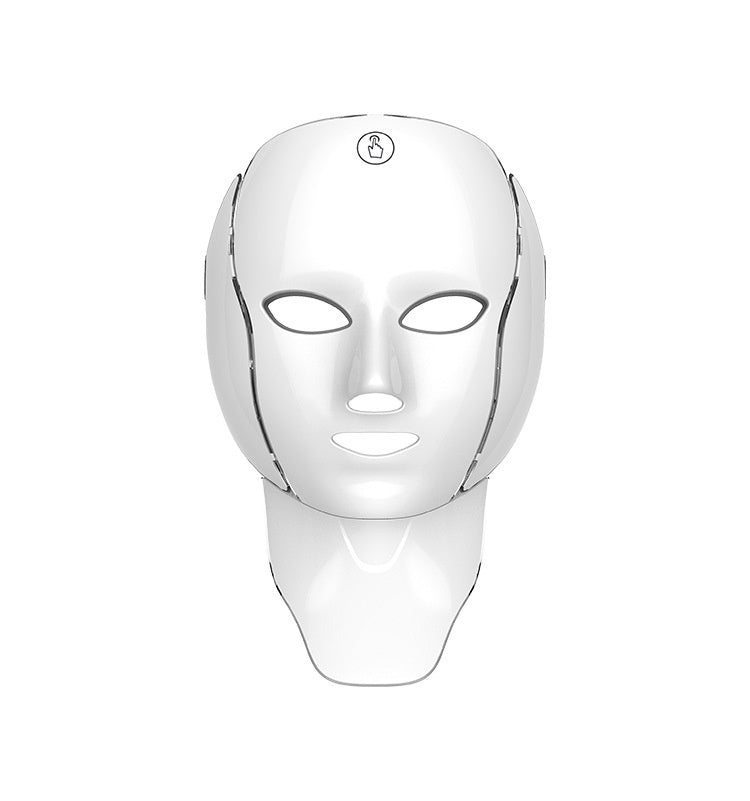 Seven-color Mask Beauty Instrument Household Mask"Rechargeable LED Light Therapy Facial Mask for Skin Rejuvenation – 600mAh, 1–2.5 Hours Use, No Box"